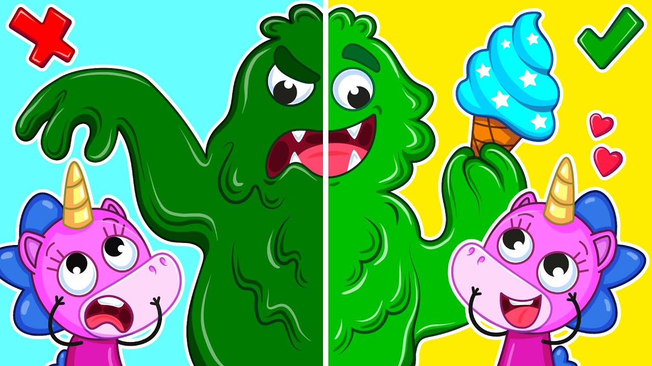 Mauvais rêves vs doux rêves | Ne sois pas en colère, monstre!🍦🧌 | Petite Mimi🦄