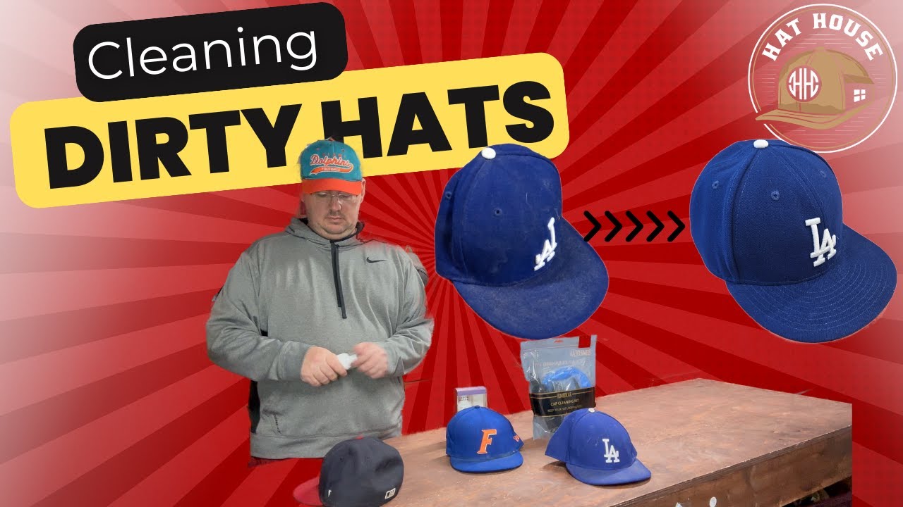 How to Clean a Hat Reviewing Hat Cleaning Products MGK Jason Markk Homie Gear Hat Cleaners Fitted