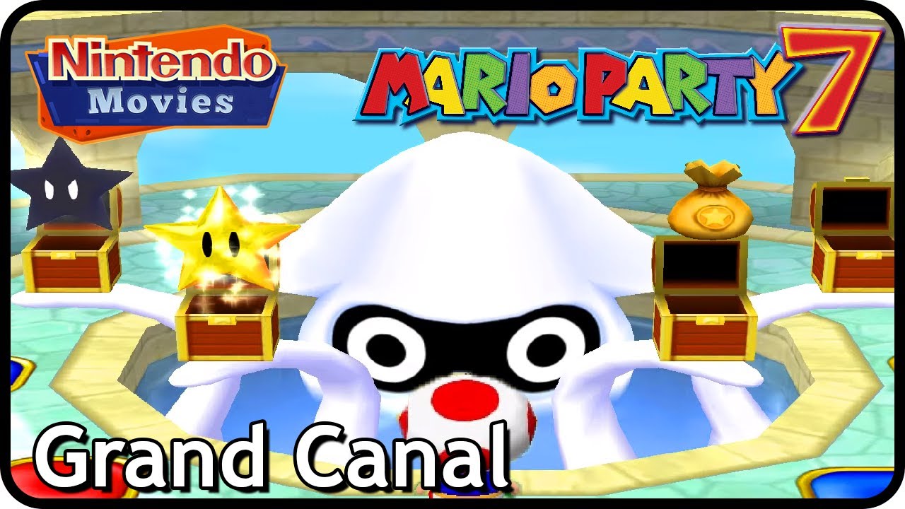 Mario Party 7 - Grand Canal (2 Players, 50 Turns, Mario vs Yoshi vs Birdo vs Toad)
