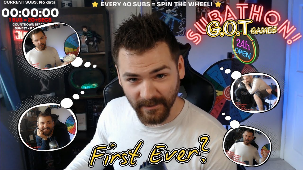 G.O.T Games FIRST EVER 24/h Sub-a-thon! [Introduction]