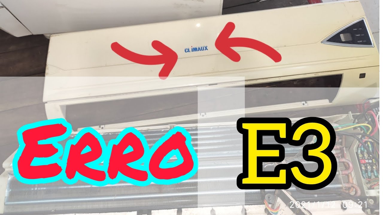 Ar Condicionado SPLIT Erro E3