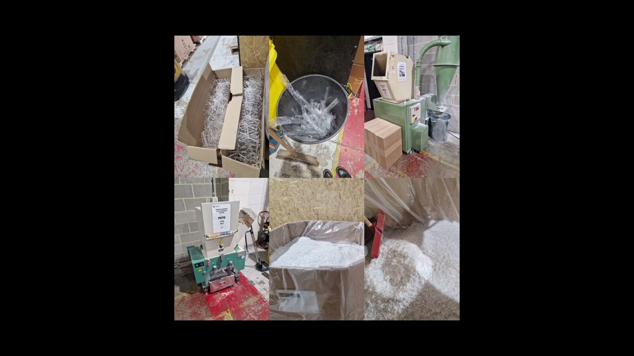 PETG Recycling System and Extrusion Line VLOG