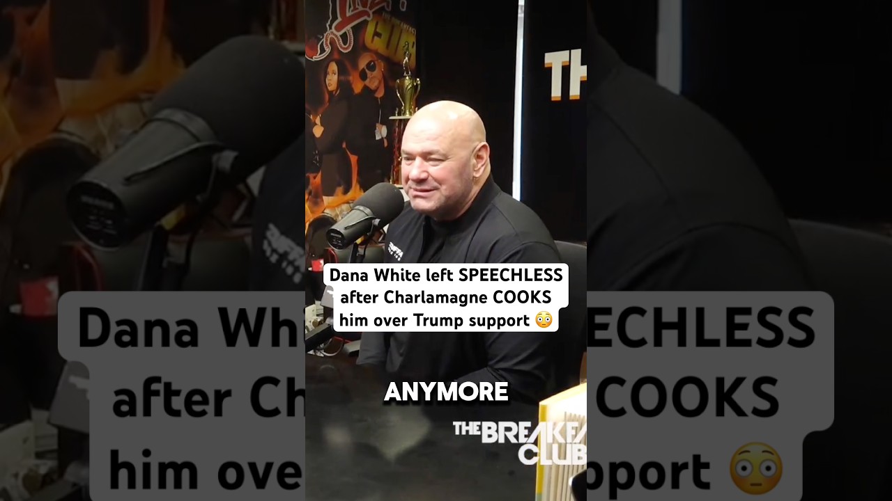 Dana White gets COOKED by Charlamagne over Trump #danawhite #charlamagnethagod #trump #democrats