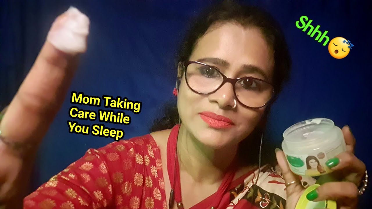 Asmr Mom Taking Care of You while You Sleep (Makeup Removal + skincare) 😴  | Dearly ASMR |