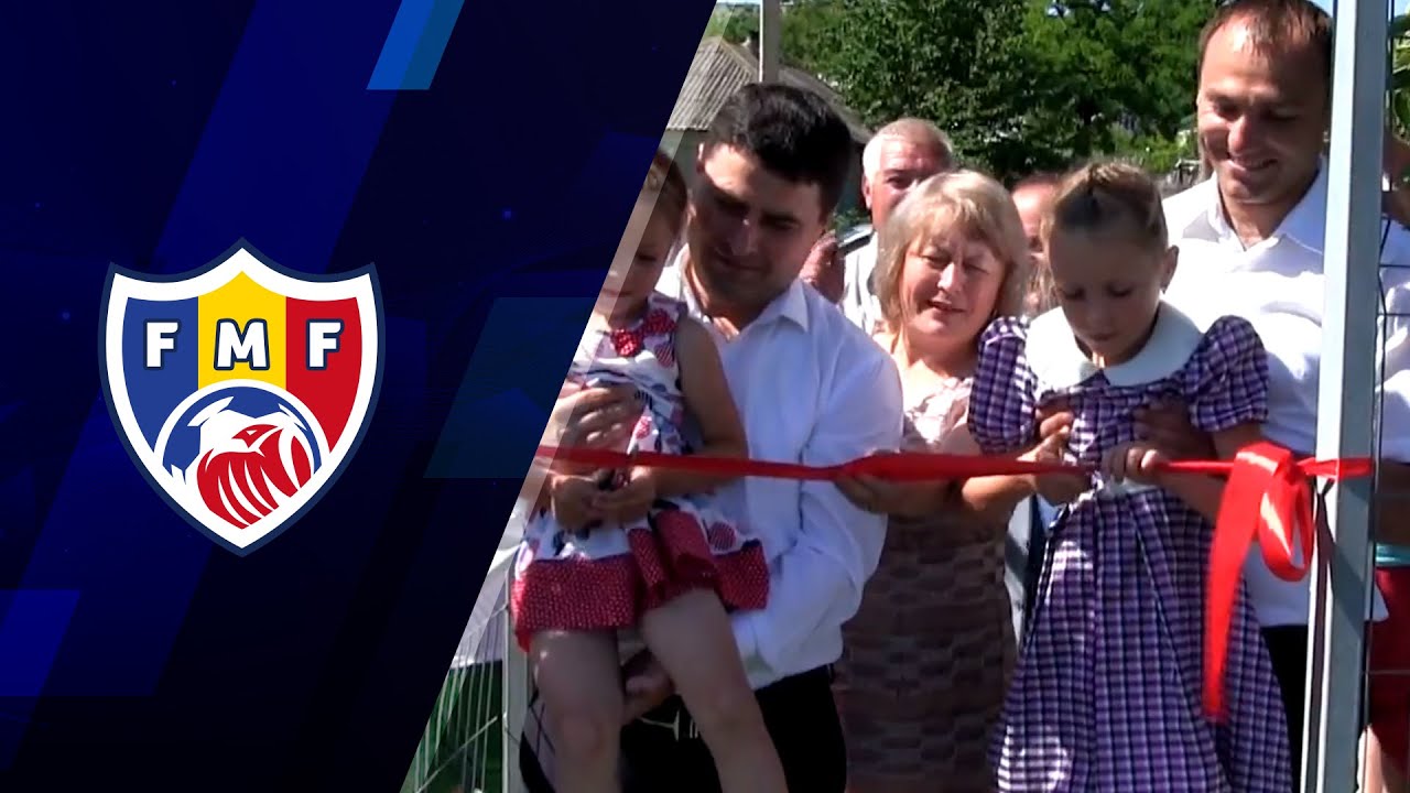 Inaugurare mini-teren s.Clisova, raionul Orhei