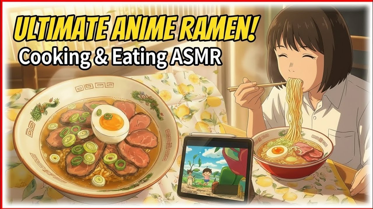 The Most Satisfying Ramen You’ll See Today 🍜 #studioghibli #ghibli #hayaomiyazaki #ponyo #cooking 