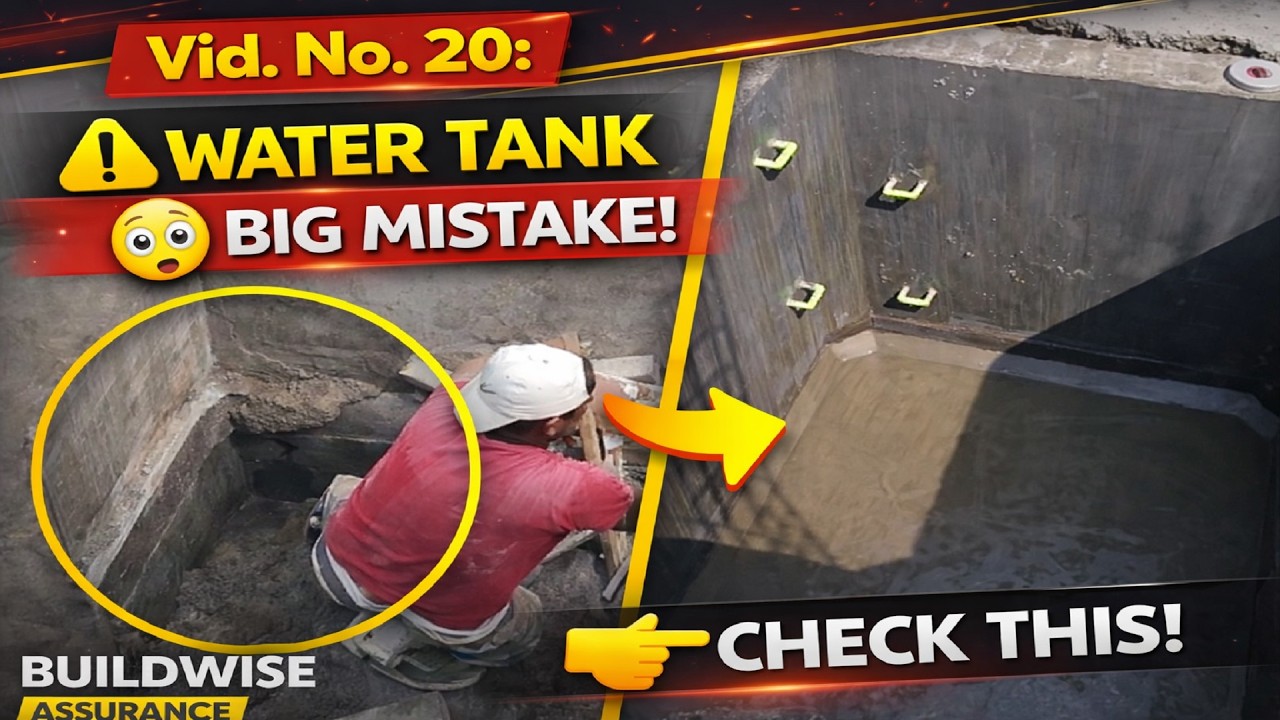 Vid.No.20: Building an Underground Water Tank: Complete Process 💧