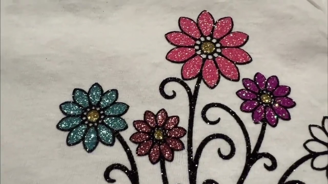 How to layer Glitter HTV Without Overlapping for High Quality Products - Cricut for Beginners