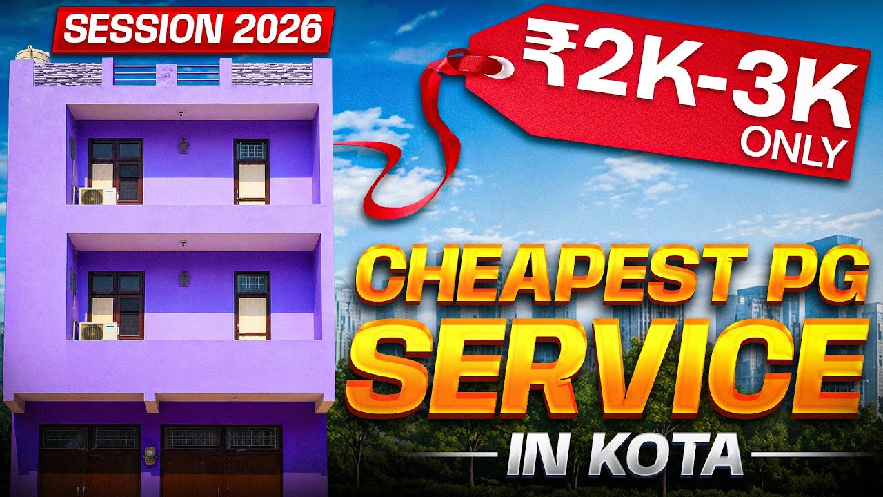 Best AC Hostel in Kota 2026 | ₹2000 Only Near Allen, Motion, PW | Full Tour