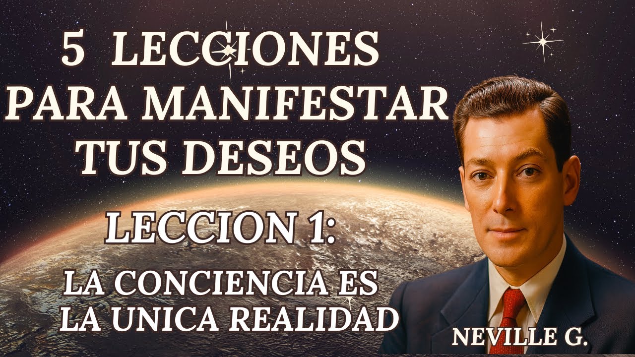 LA CONCIENCIA ES LA ÚNICA REALIDAD | LECCIÓN 1 - CINCO LECCIONES DE NEVILLE GODDARD