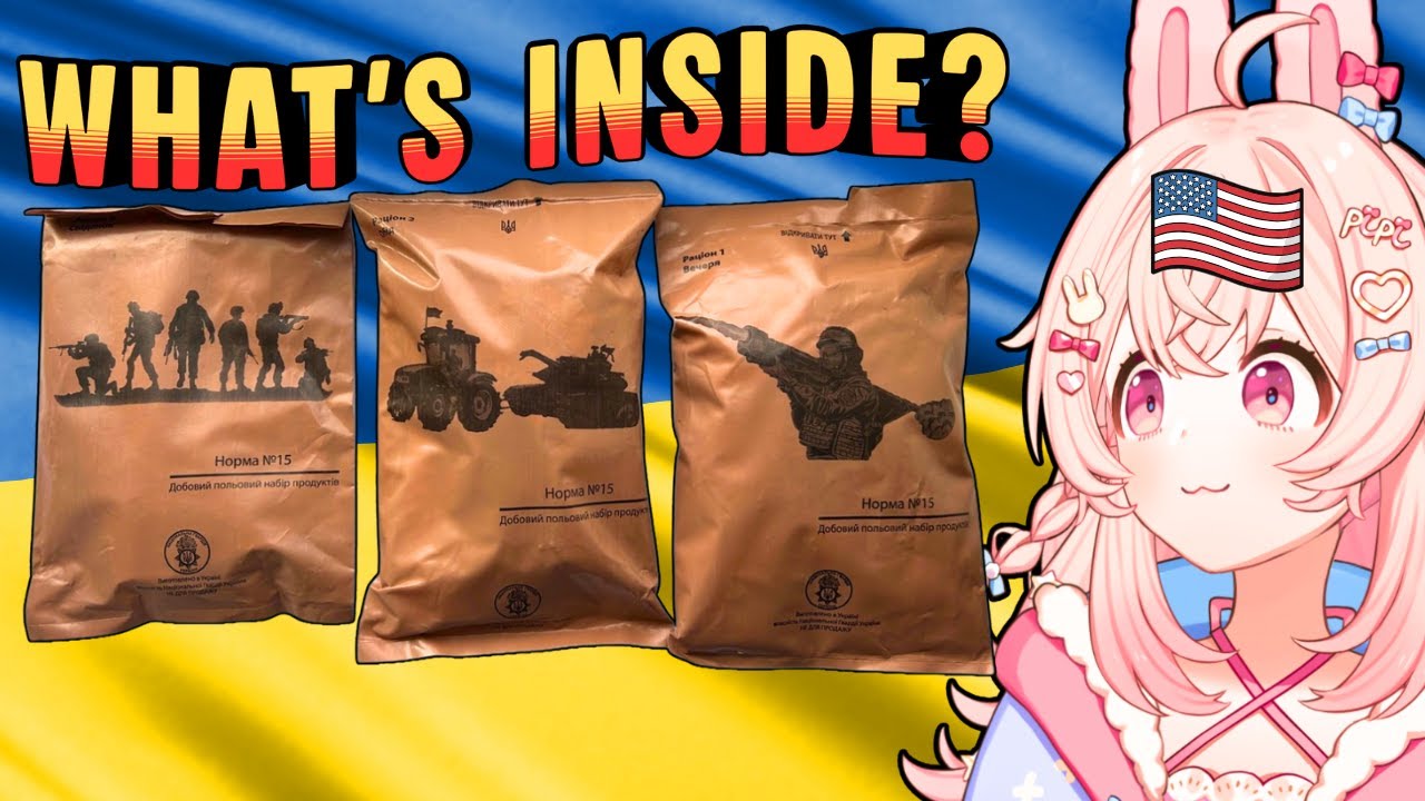 American Tries Ukrainian MRE