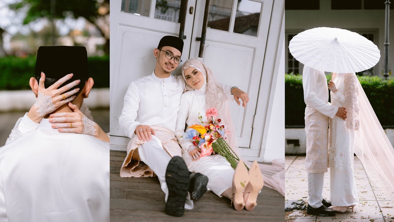 The wedding of Danial & Aida 💍🤍 #AiDaOneForDanial