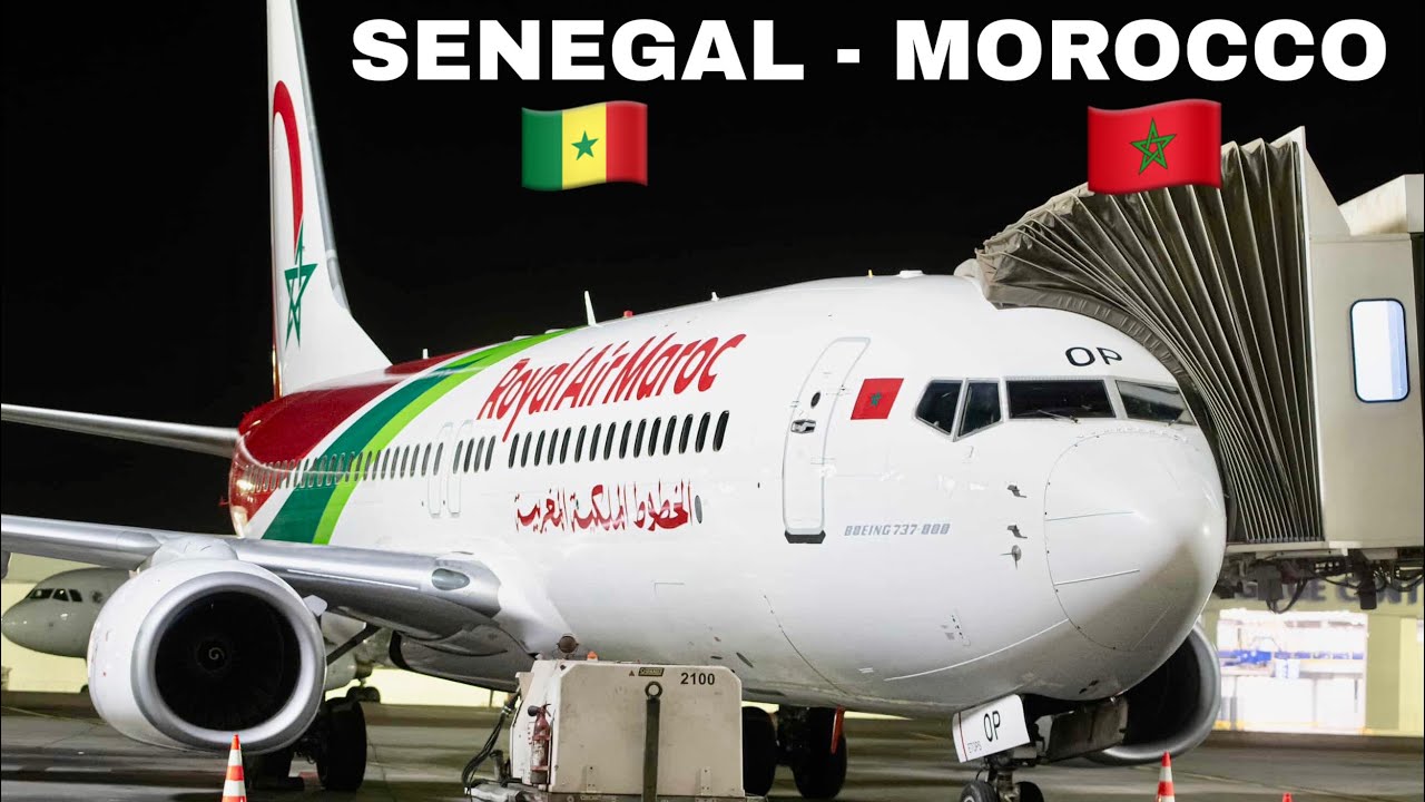 SENEGAL 🇸🇳 on Royal Air Maroc Boeing 737 + Business Lounge |  [FULL FLIGHT REPORT]