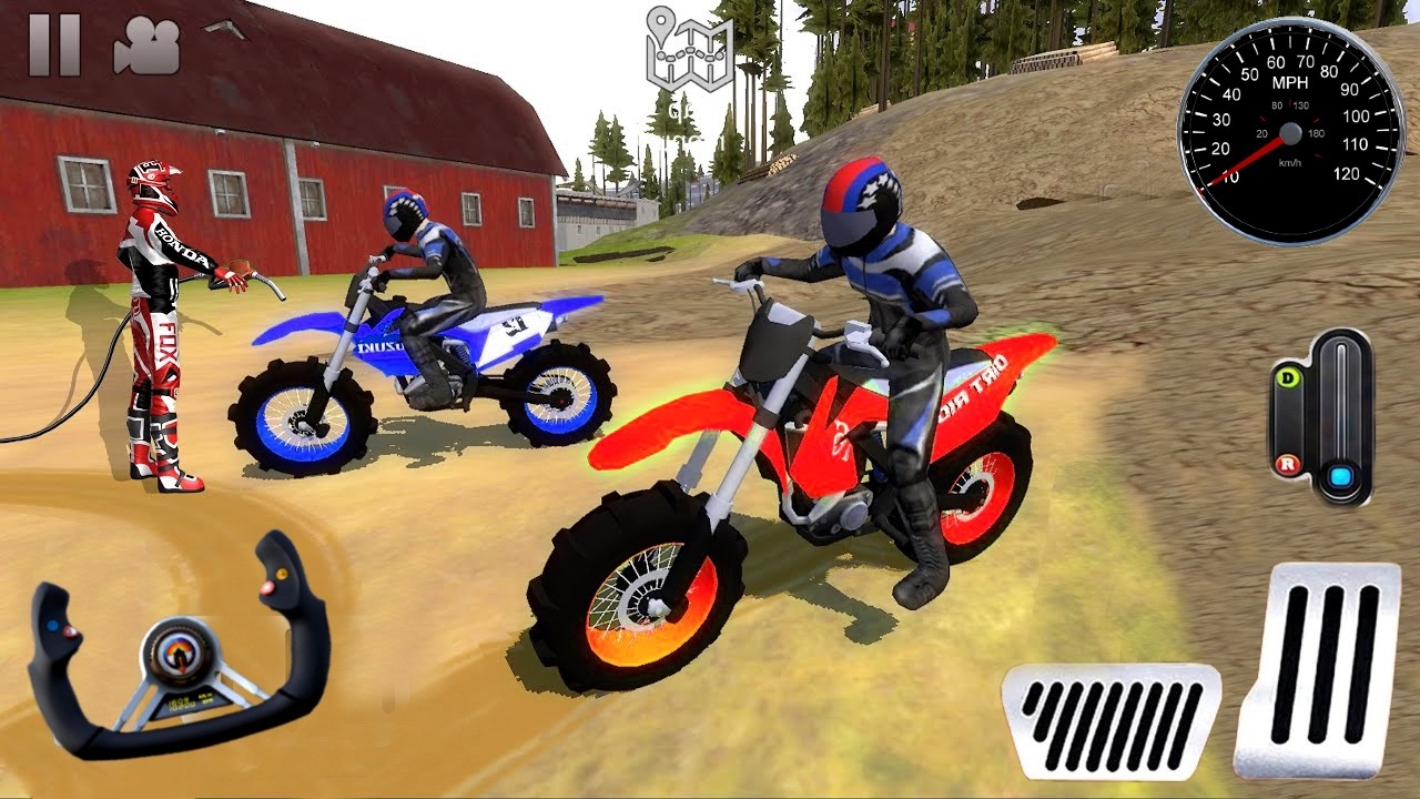 Impossible Bike Stunts Driving - Dirt Bikes Racing Simulator 2026 For Android IOS Mud gameplay [FHD]