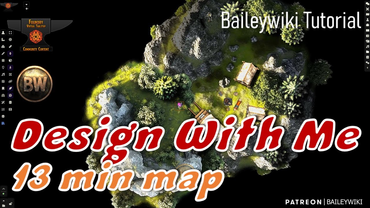 Design with Me - 13 minute map plus full tutorial
