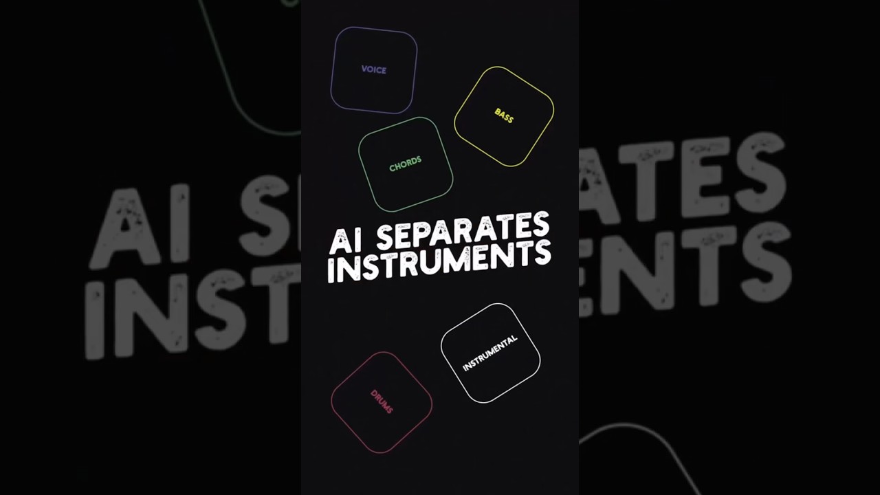 Separate instruments from a song in an instant 🙆&zwj;♂️ #ai #aitool #aitools