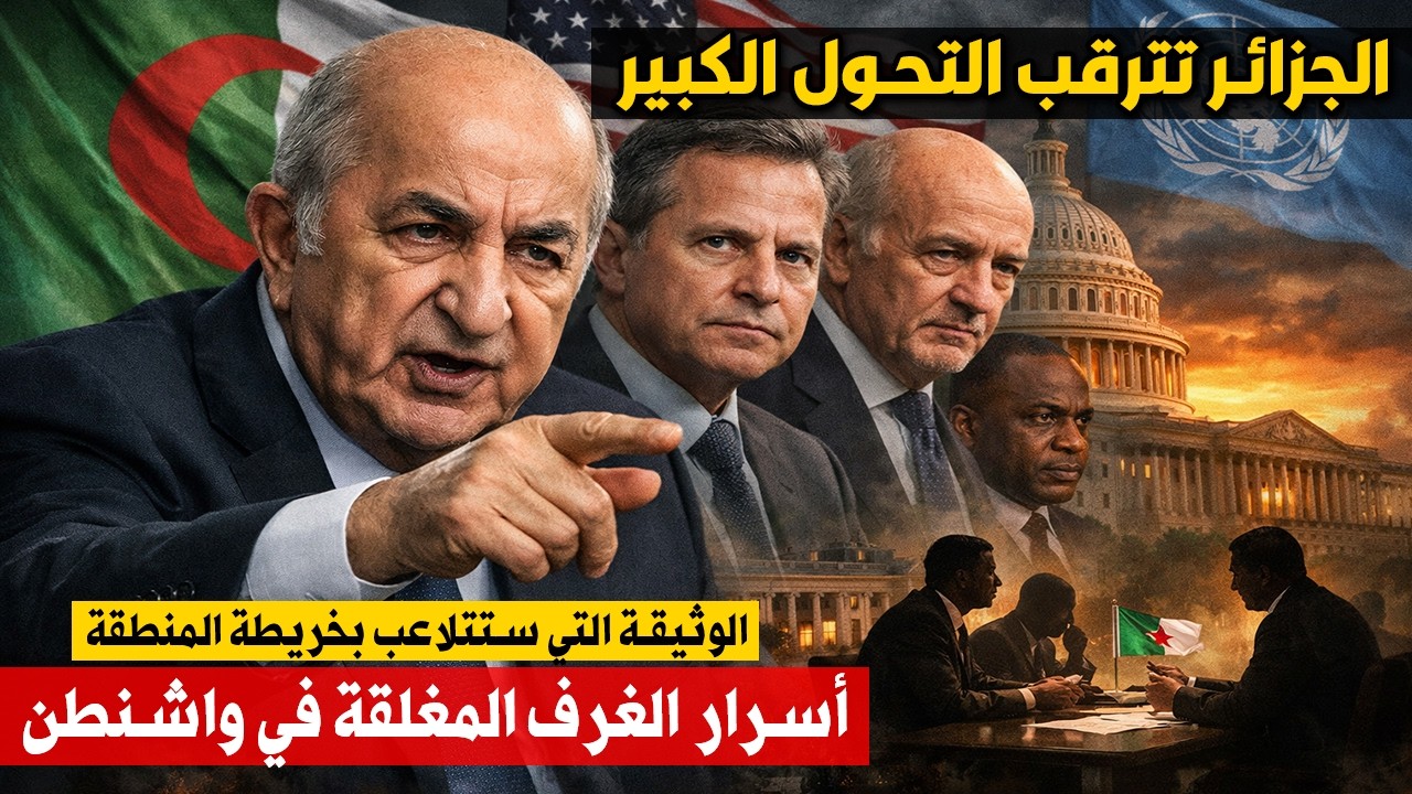 الجزائر تترقب التحول الكبير.. أسرار الغرف المغلقة في واشنطن والوثيقة التي ستتلاعب بخريطة المنطقة!