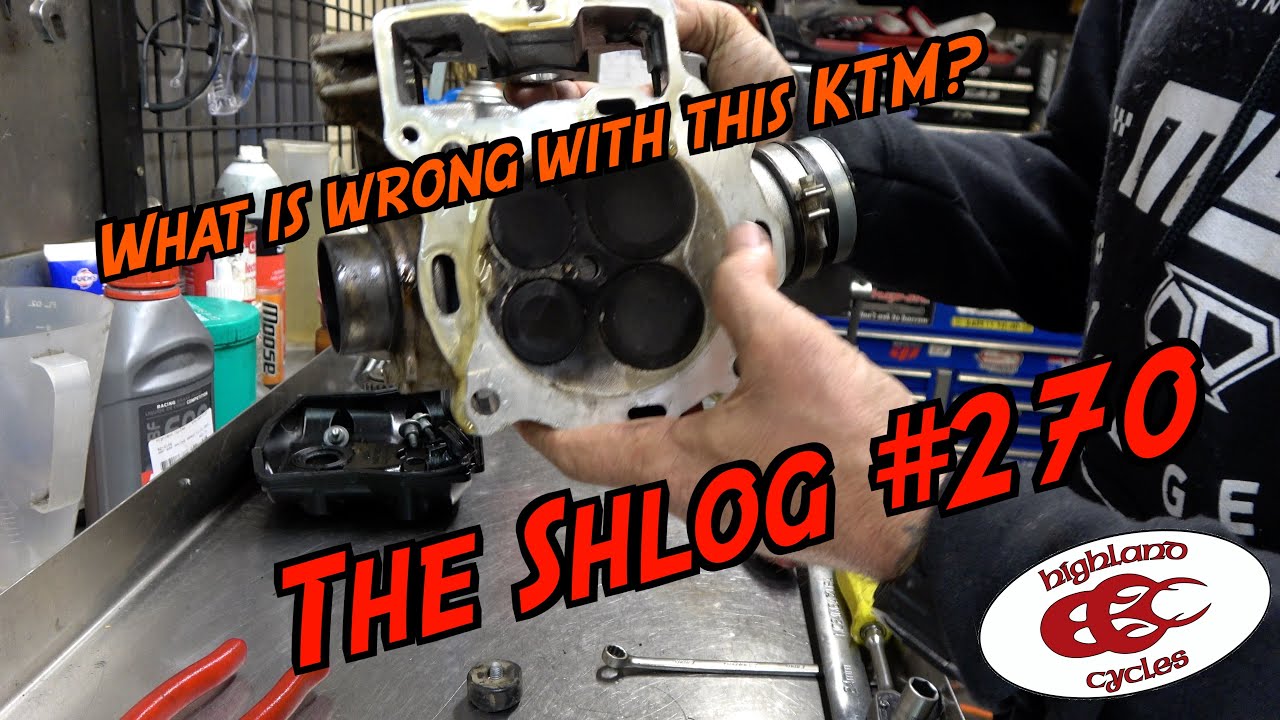 The Shlog #270 | Fork Seals on 24 KTM 300XC | Diagnosing a KTM 505 Not Running | Highland Cycles