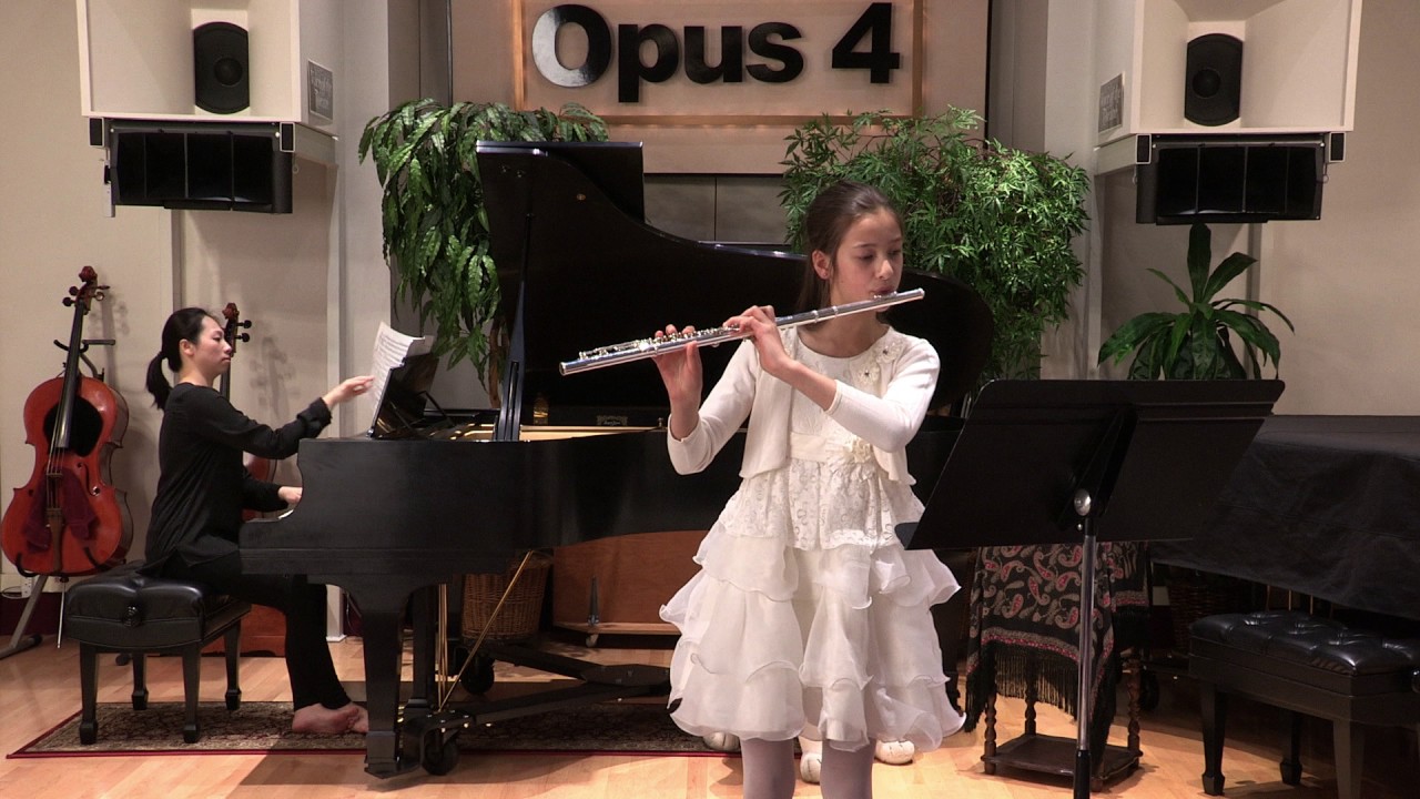 Opus 4 Studios: Jiali Goodwin, flute - Gigue by Jean-Marie LeClair