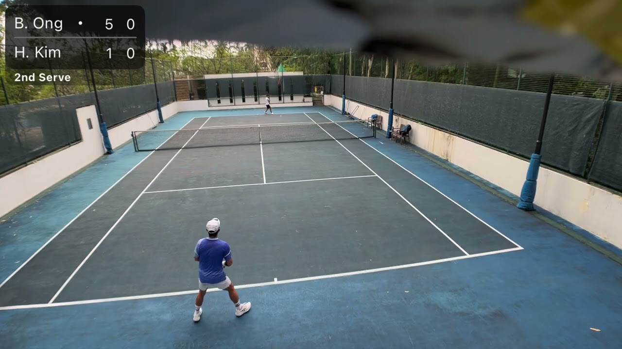 Tennis Won 6-1, 6-2 against H. Kim