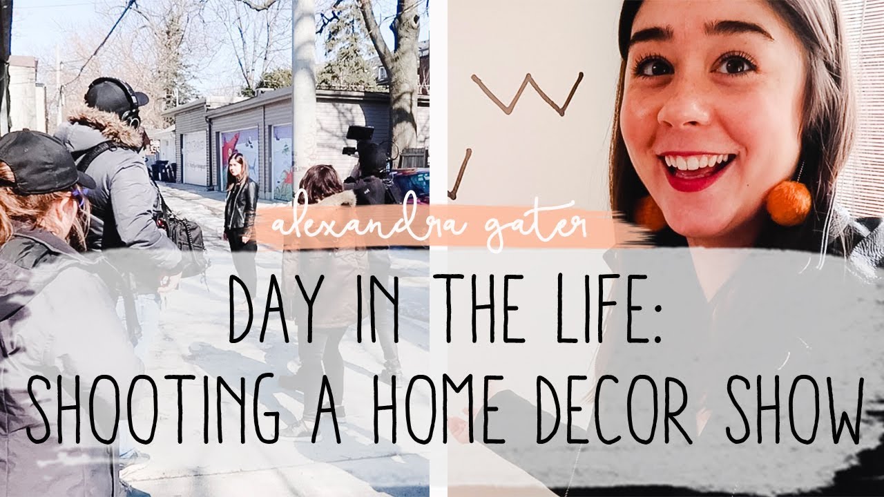 Day In The Life: Shooting A Home Decor Show | Vlog