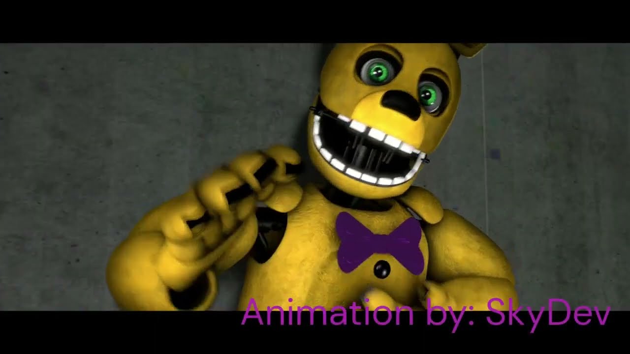 The First 50 Seconds of Spring the Trap [SFM] FNAF (LEAKED FOOTAGE!!!!)