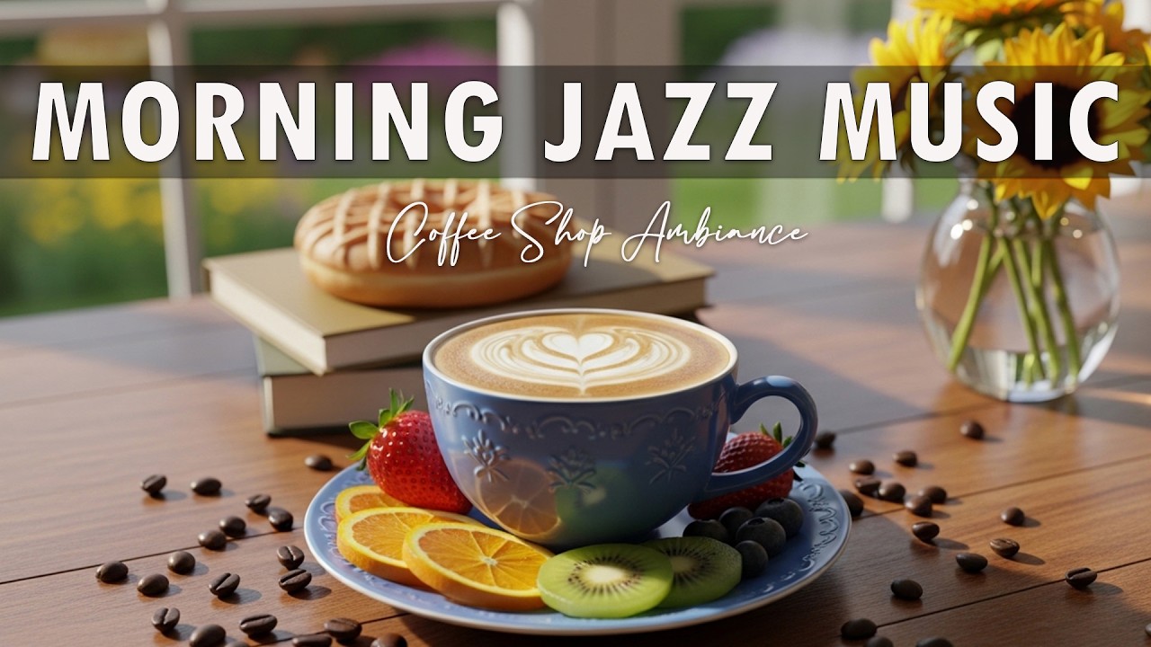 Morning Jazz Music ☕ Bossa Nova Piano - Coffee Shop Ambience for Happy Moods