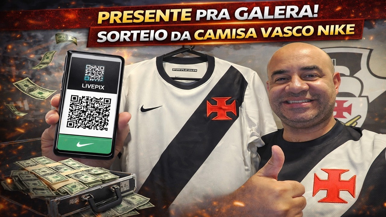 DIA ESPECIAL! HOJE SAI A CAMISA DO VASCO NIKE.. VAMOS DE LIVE!!!!