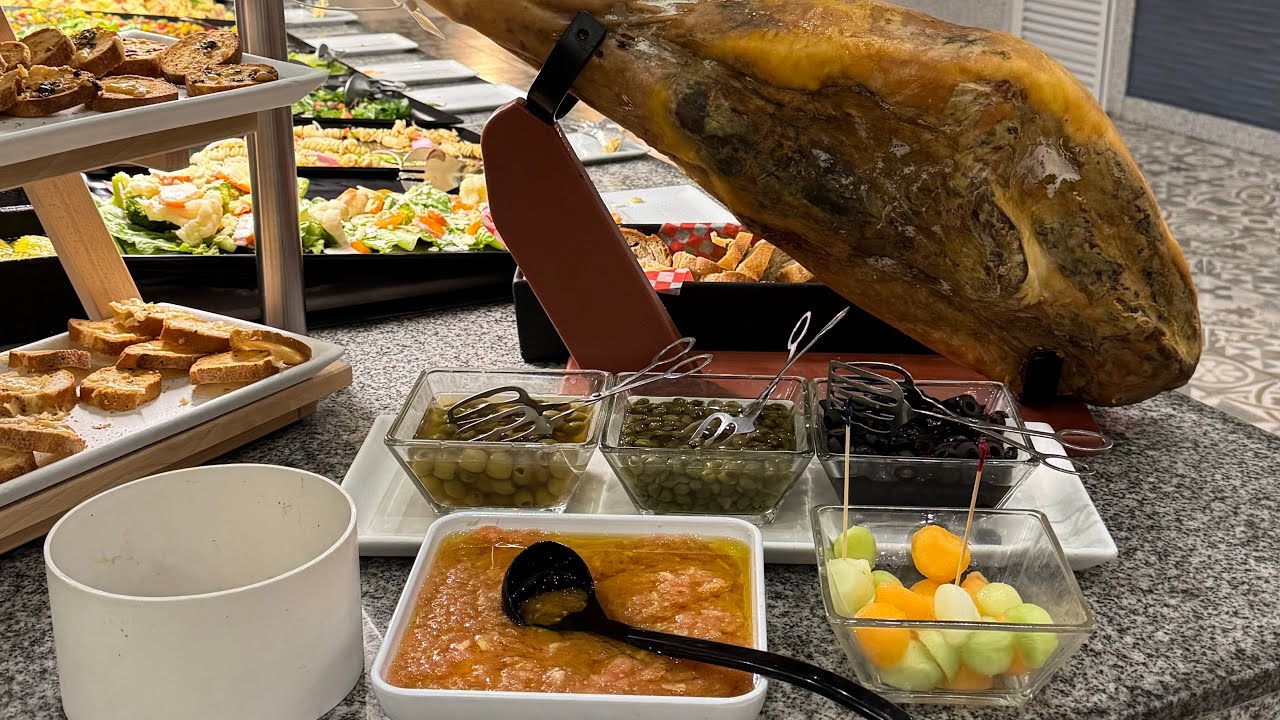Riu Santa Fe  Review of Main Buffet Mexico #allinclusiveresort #riuhotels #familyresort #hotel #tour