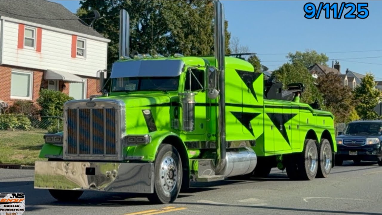 Truck Spotting Piscataway,NJ around Washington Avenue & Prospect Avenue (9/11/25)