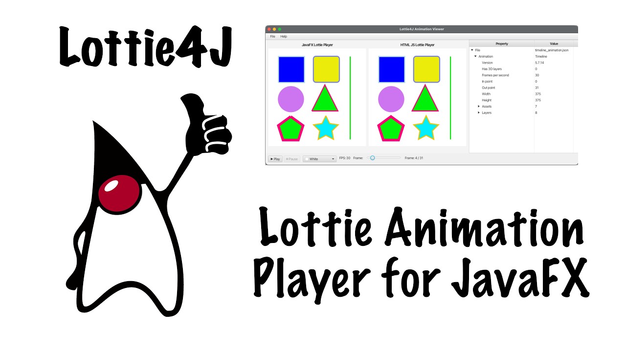 Создавайте потрясающие анимации JavaFX с помощью Lottie4J, новой библиотеки для использования Lot...