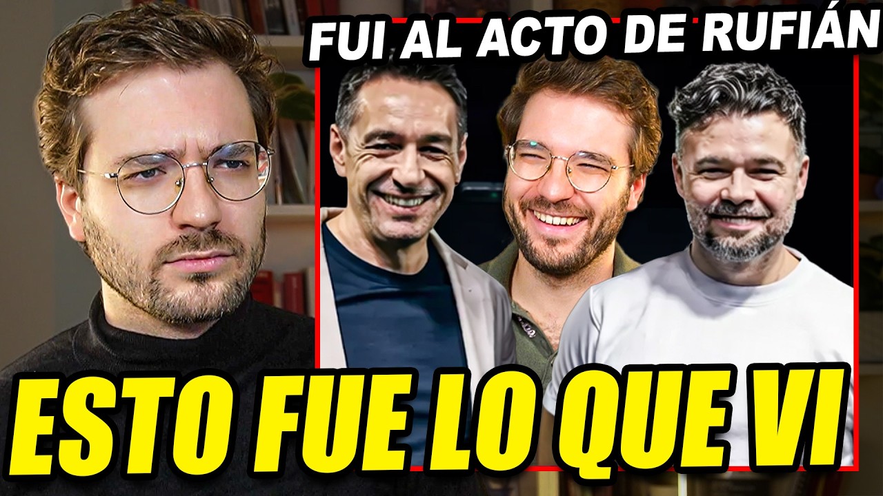 FUI AL ACTO DE RUFIÁN. ESTO ES LO QUE HE VISTO. ¿HAY ESPERANZA?