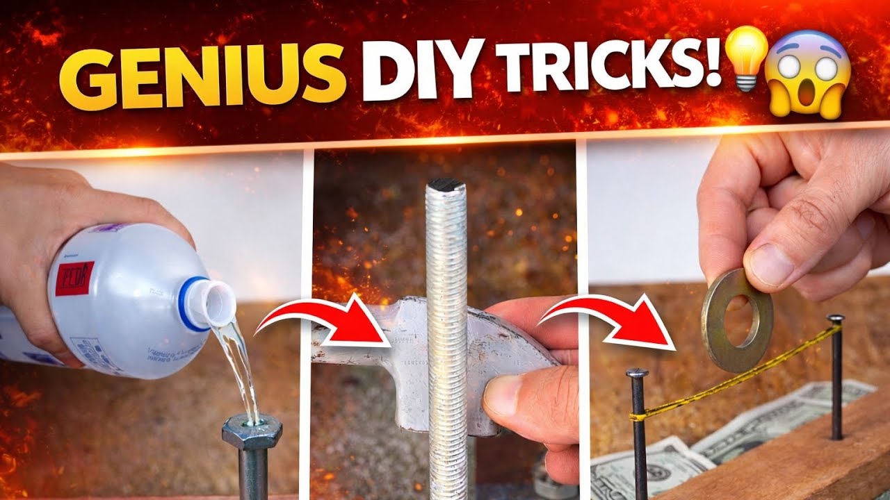 👉 Vous vous y prenez mal&hellip; Des astuces de bricolage g&eacute;niales &agrave; d&eacute;couvrir absolument 😱