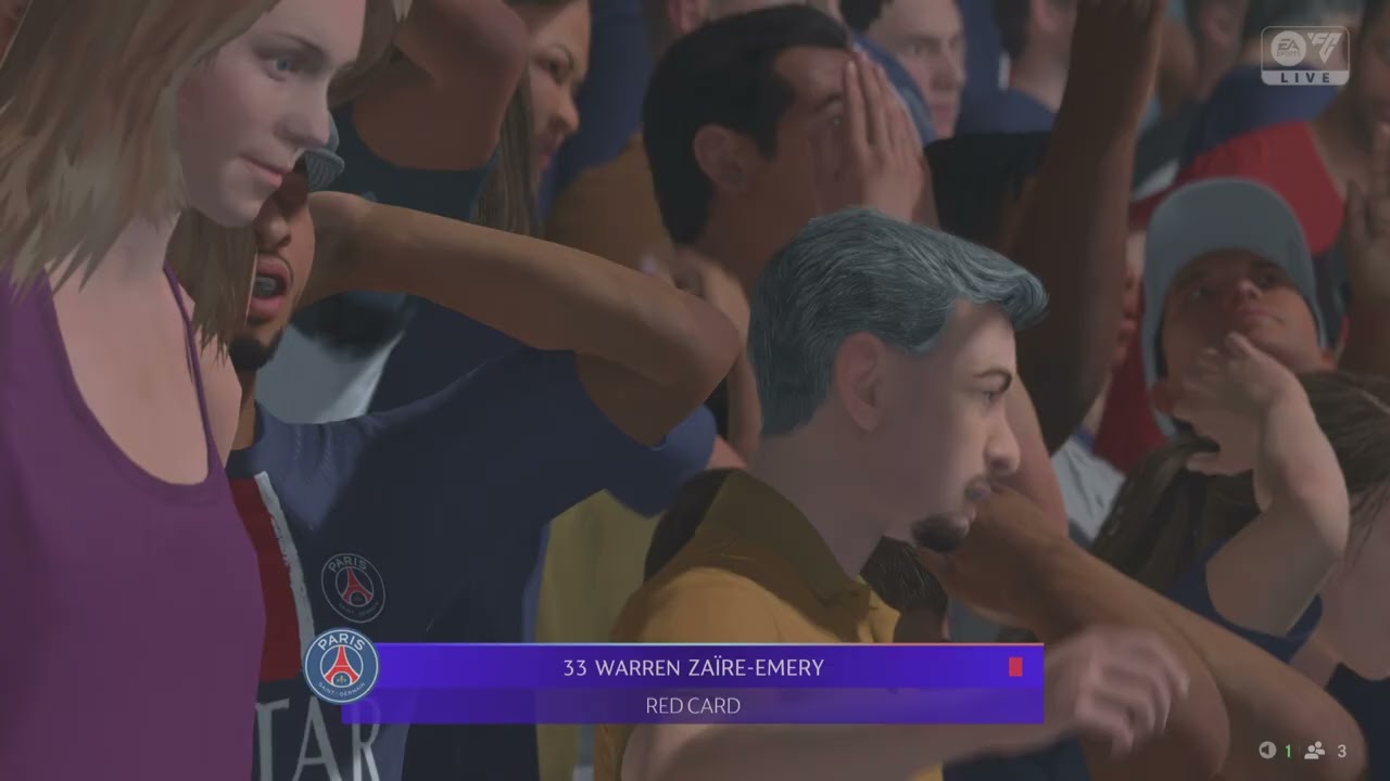 FC 25: Champions League Rd1 Leg 2 VS Aston Villa (PSG leads 3-0)