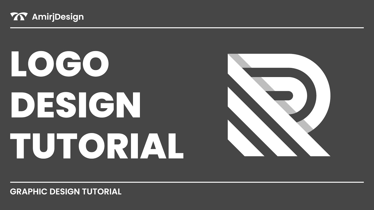 Modern Letter R Logo Design | Adobe Illustrator Tutorial