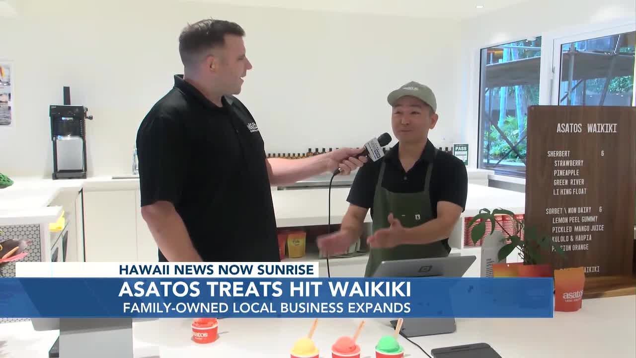 Asato Family Shop hands out free treats at Waikiki grand opening