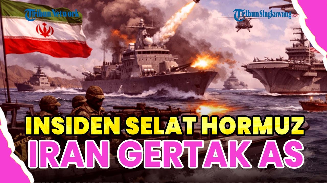 ®️🔴 SELAT HORMUZ MEMANAS❗KAPAL TANKER BERBENDERA AS DIADANG PERAHU BERSENJATA IRAN