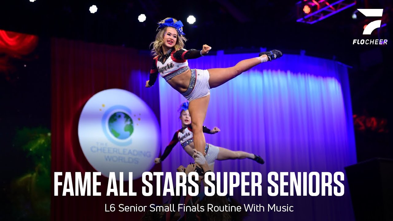 FAME All Stars Super Seniors - L6 Senior Small Finals With Music - The Cheerleading Worlds 2025
