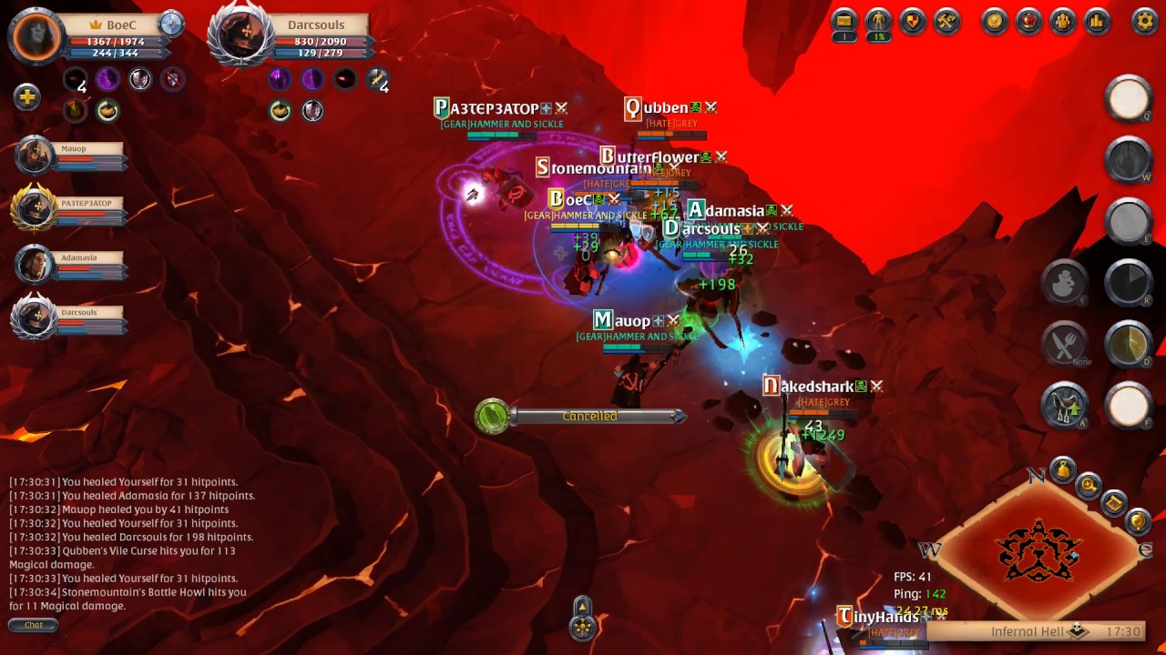 Stair Team of Hammer and Sickle Guild in Albion Online - HG 125 - Grey
