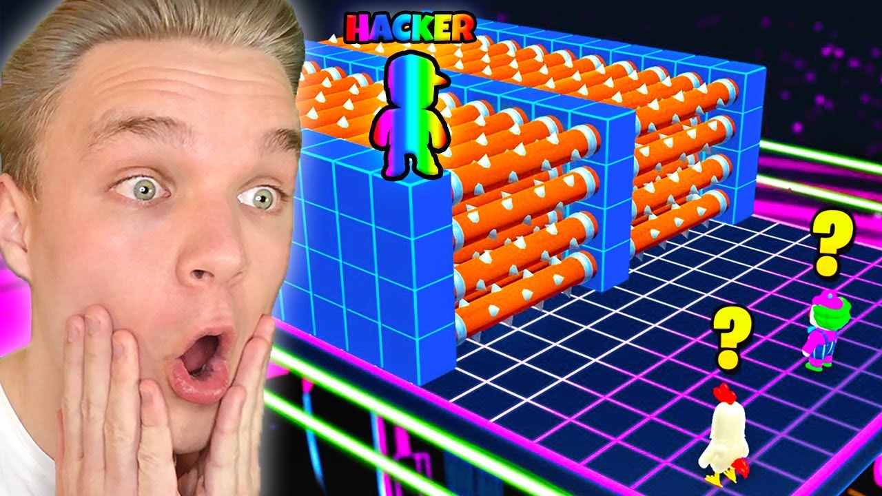 OGLĄDAM GRĘ ⛔️NAJWIĘKSZYCH HACKER'ÓW⛔️🚫 w Stumble Guys! 😱*zakazane triki*