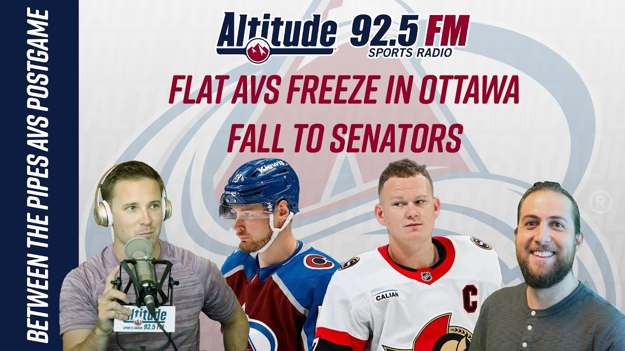 Game 51: Avs lose 5-2 in Frozen Ottawa
