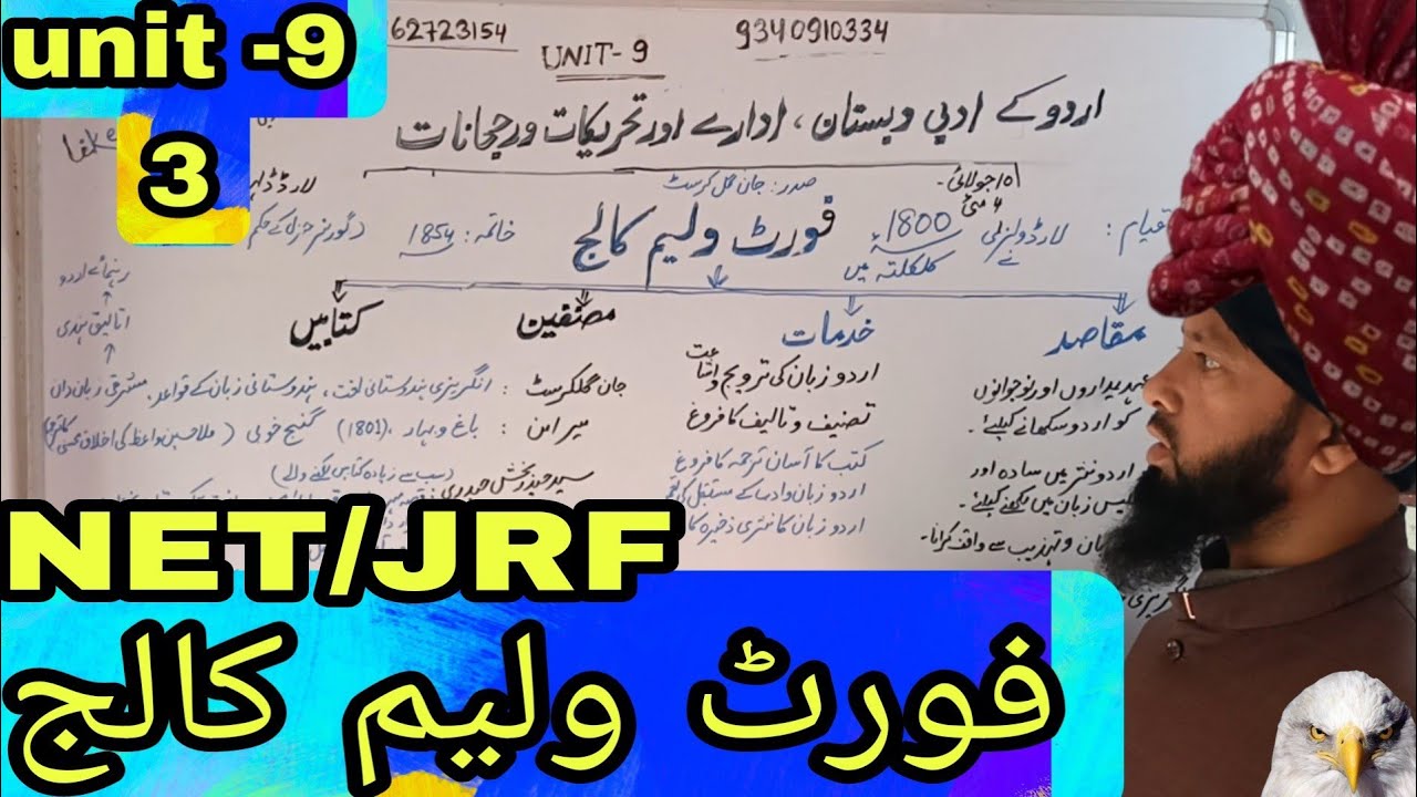 urdunet/jrfفورٹ ولیم کالج کے مقاصد ،خدمات،مصنفین،کتاب|| fortveliyam-callage/jangilcrist/objectives/