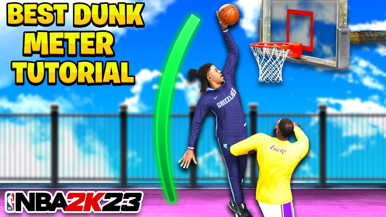 How To Use NEW DUNK METER in NBA 2K23! (NBA 2K23 CONTACT DUNKS)