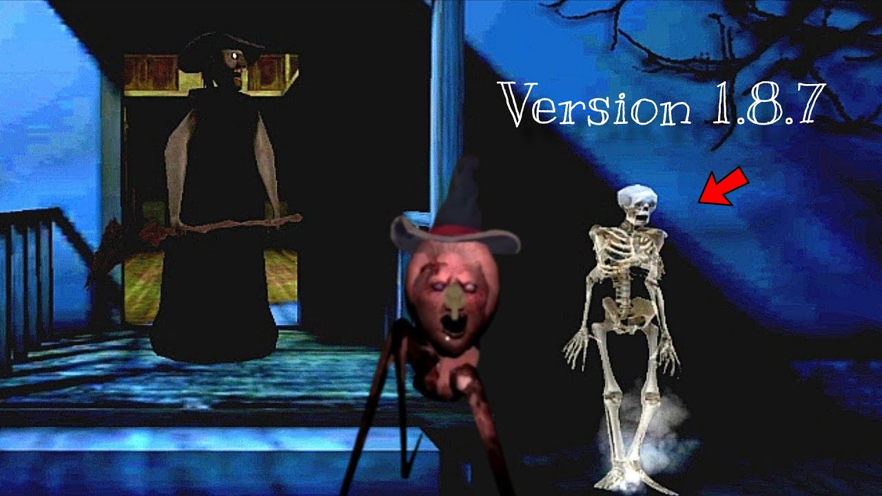 Granny Version 1.8.7 Halloween In Door Escape Full Gameplay 