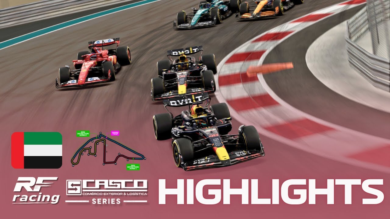 F1 25 - ABU DHABI - YAS MARINA 🇦🇪 | RFR LEAGUE - GRID CASCO - ETAPA 14 - T4 HIGHLIGHTS