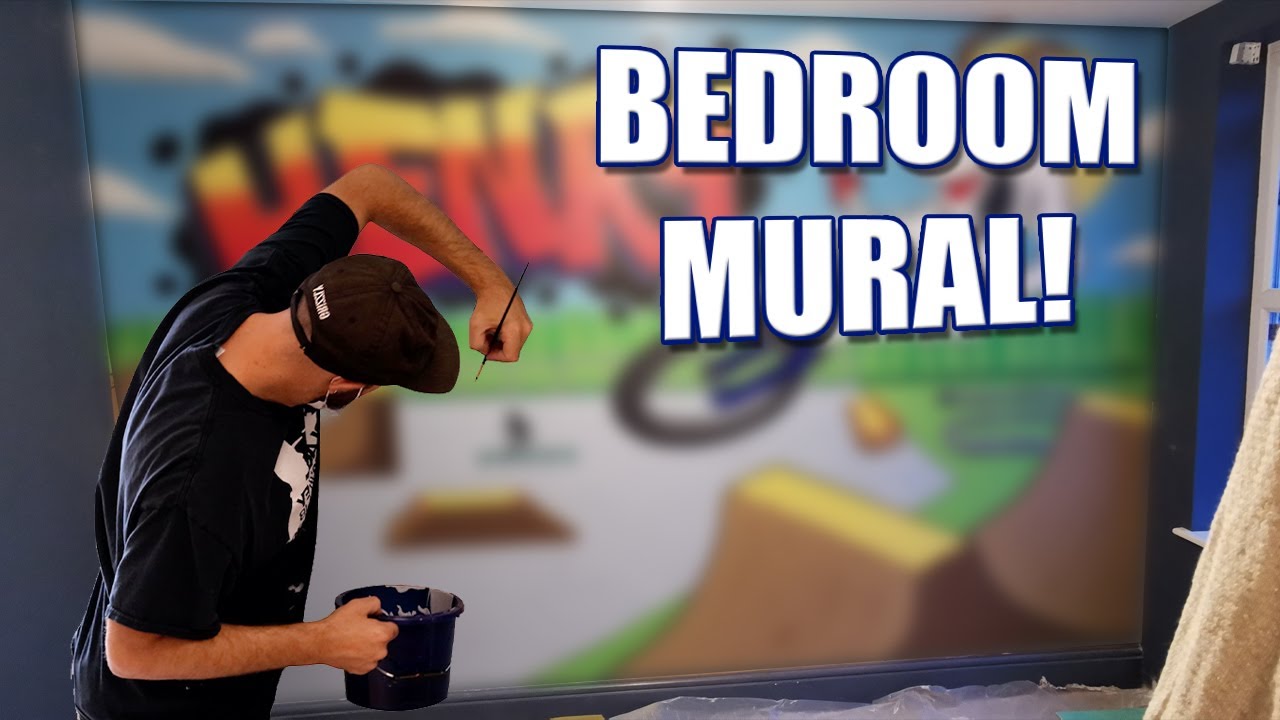 How to paint a bedroom mural (and what goes into it)