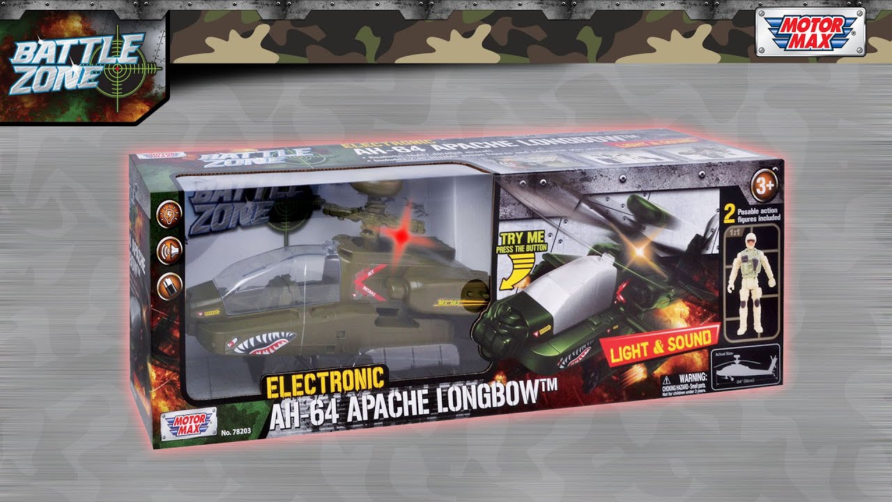 BATTLE ZONE&trade; - B/O AH-64 Apache Longbow | MOTORMAX