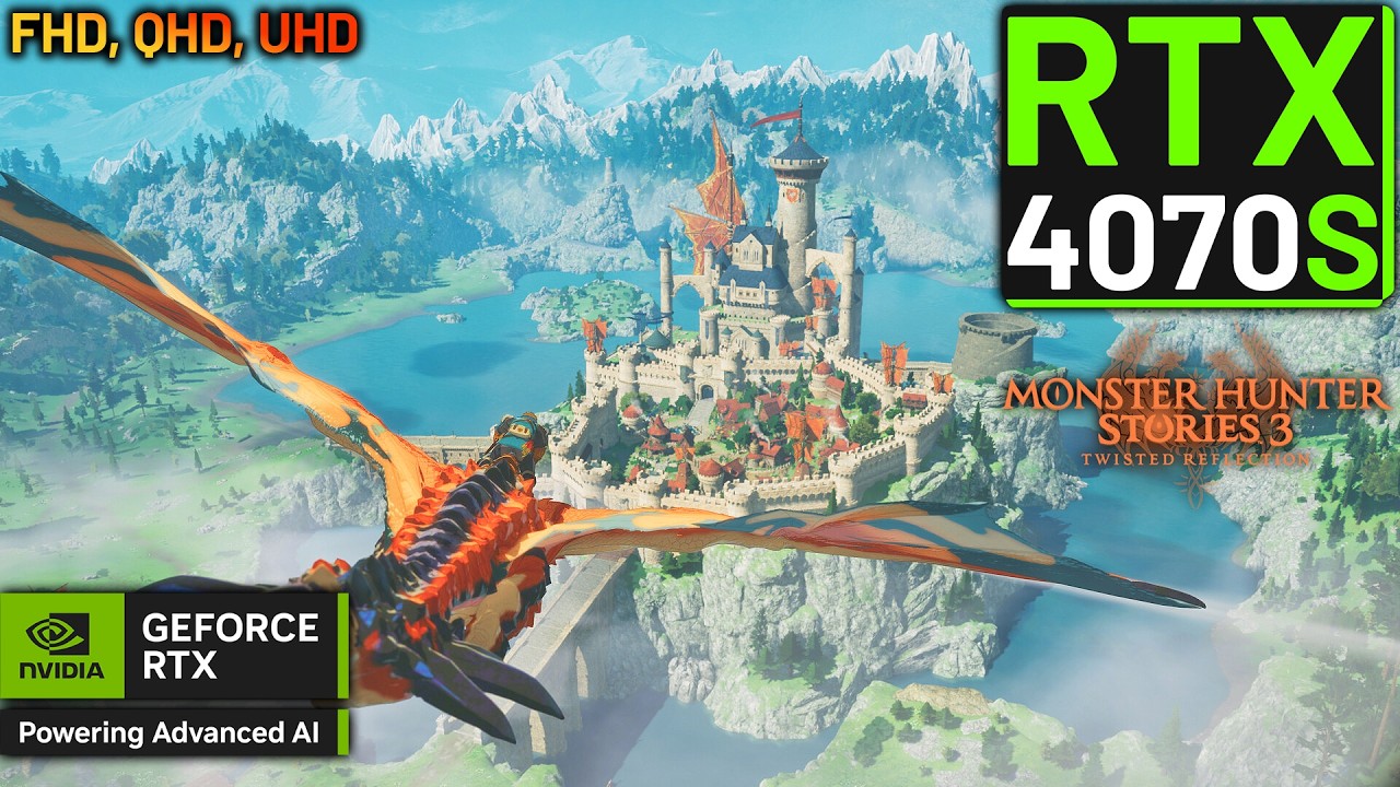 RTX 4070 Super + Ryzen 5 7600 | Monster Hunter Stories 3: Twisted Reflection  • UHD, QHD, FHD
