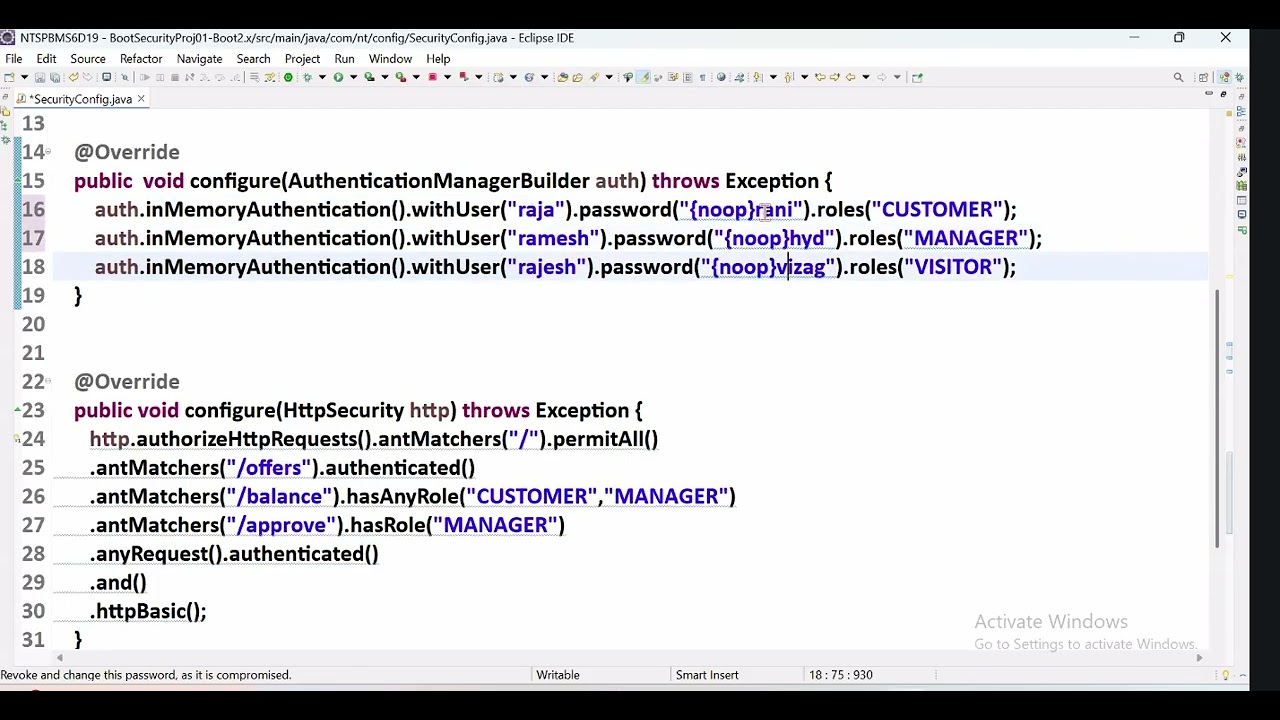 Spring Boot Security 2.x