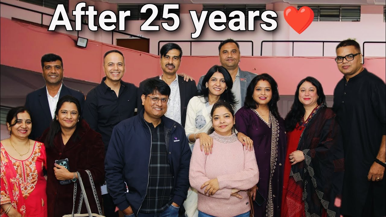 Спустя 25 лет ❤️ Встреча выпускников в Индоре